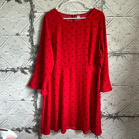 Old Navy Dresses & Skirts - Old navy red polka dot dress